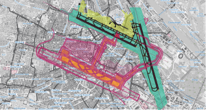 Dritte Piste - Wien - &Uuml;berlagerung