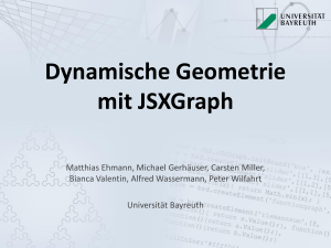 Dynamische Geometrie mit JSXGraph