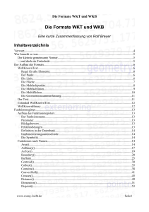 Die Formate WKT und WKB (PDF