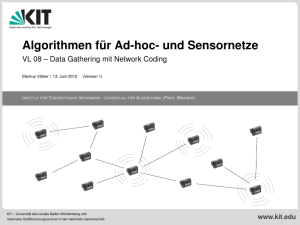 Algorithmen für Ad-hoc- und Sensornetze - VL 08 - ITI Wagner