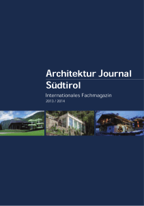 Architektur Journal Südtirol