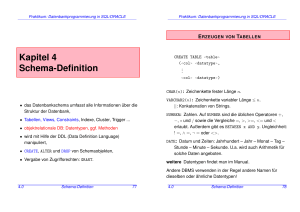 Kapitel 4 Schema