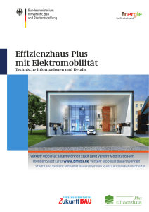 Effizienzhaus Plus mit Elektromobilität