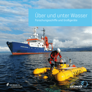 Über und unter Wasser - OceanRep - GEOMAR