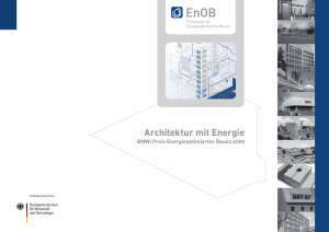 Architektur mit Energie - BMWi-Preis Energieoptimiertes Bauen 2009