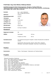 Profil Dipl.-Ing. Knut Nickol, Dieburg Hessen