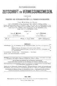 Österreichische Zeitschrift für Vermessungswesen, Heft 6/1916