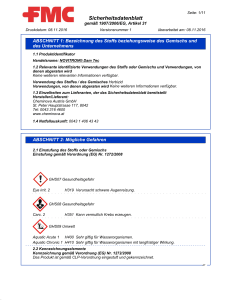 Sicherheitsdatenblatt
