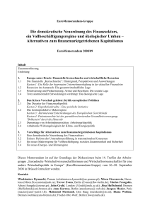 Die demokratische Neuordnung des