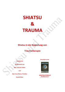 Shiatsu in der Begleitung von Traumatherapie