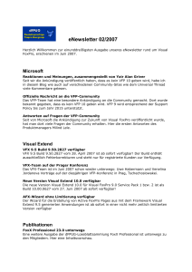 eNewsletter 31 (Juni 2007) - dFPUG