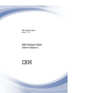 IBM Intelligent Water Interim Feature 2