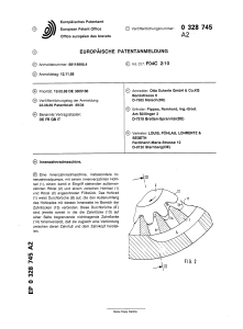 Innenzahnradmaschine - European Patent Office