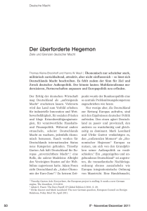 Der überforderte Hegemon - IP