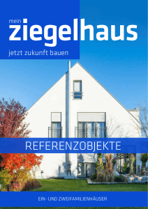 Referenzobjekte - Ein- und Zweifamilienhäuser