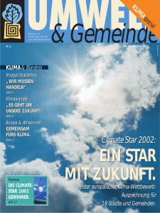 ein star mit zukunft. ein star mit zukunft. - Klima