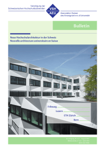 Bulletin - Vereinigung der Schweizerischen Hochschuldozierenden