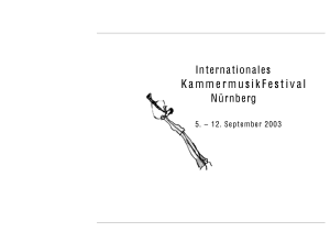 KammermusikFestival - Bridging Arts Nürnberg