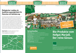 Bio-Produkte vom Hofgut Marjoß. Der reine Genuss.