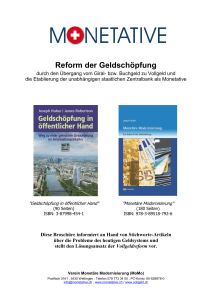 Reform der Geldschöpfung