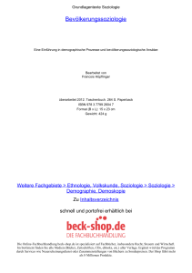 Bevölkerungssoziologie - ReadingSample - Beck-Shop