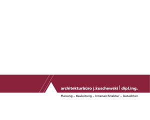architekturbüro j.kuschewski | dipl.ing.