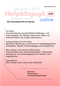 Heilpädagogik online 04/07