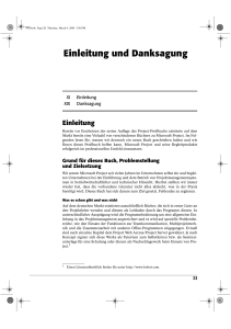 Einleitung und Danksagung - EDV