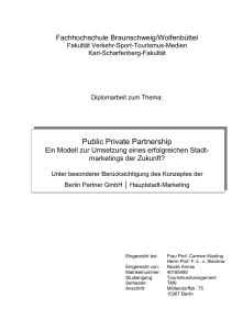 Public Private Partnership - Publication Server of Ostfalia University