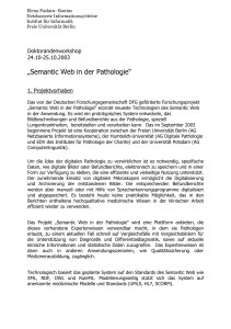 Semantic Web in der Pathologie - diss.fu-berlin.de