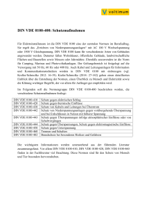 DIN VDE 0100-400: Schutzma&szlig;nahmen