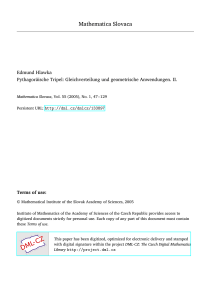 Pythagoräische Tripel: Gleichverteilung und geometrische