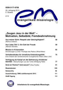 Arbeitskreis für evangelikale Missiologie