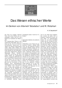 Das Wesen ethischer Werte - Al