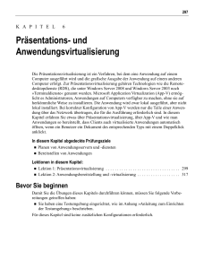 Präsentations- und Anwendungsvirtualisierung - EDV