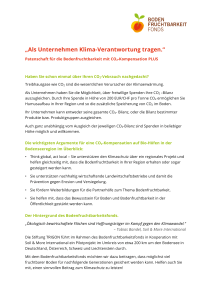 Factsheet zum - Bodenfruchtbarkeitsfonds