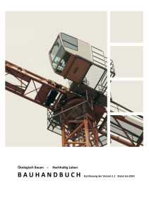 Bauhandbuch Kurzfassung - GBG Geb&auml;ude