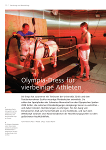 Olympia-Dress für vierbeinige Athleten