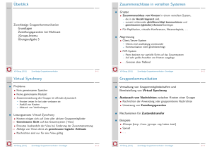 Verteilte Systeme – Übung