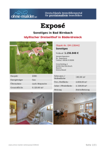 Expos&eacute; - Ohne