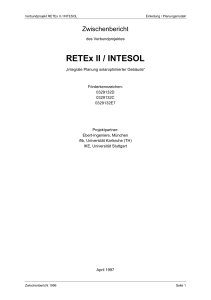 RETEx II / INTESOL