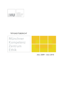 tätigkeitsbericht juli 2009 – juli 2010 - Maria-Anna Bäuml