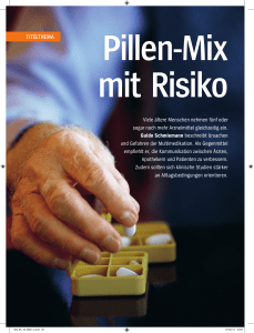 Pillen-Mix mit Risiko - AOK