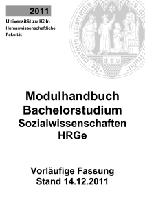 20111202SOWI3 Modulhandbuch Bachelor_HRG - About EUCIM-TE