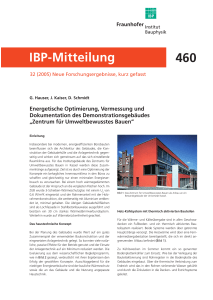 460 IBP-Mitteilung - Fraunhofer