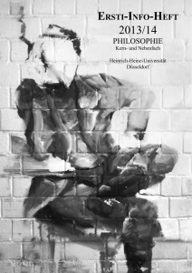 ersti-info-heft - Philosophische Fakult&auml;t - Heinrich-Heine