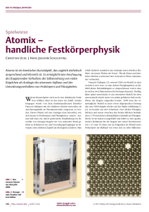 Atomix-Handliche Festkörperphysik