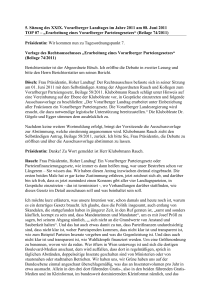 Erarbeitung eines Vorarlberger Parteien