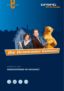 ENERGIESPAREN IM HAUSHALT