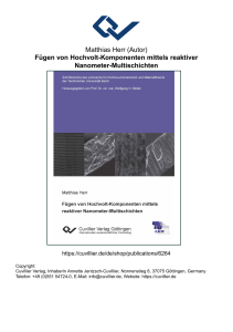 Fügen von Hochvolt-Komponenten mittels